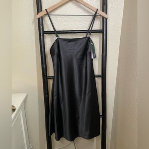 Wild Fable black mini slip dress size S